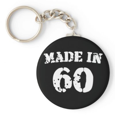 Made In 1960 keychains