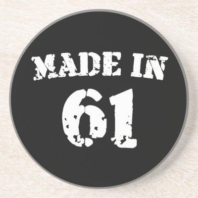 Made In 1961 coasters