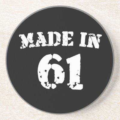 Made In 1961 Drink Coasters