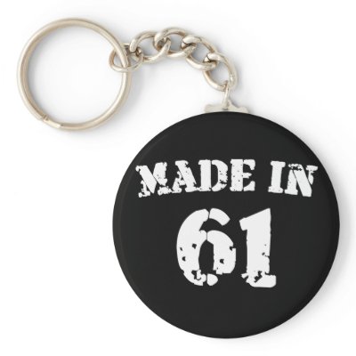 Made In 1961 keychains