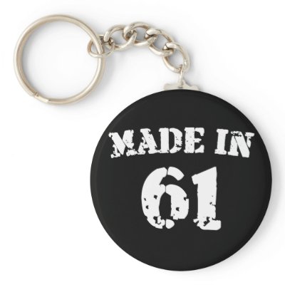 Made In 1961 Keychains
