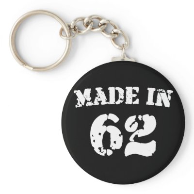 Made In 1962 keychains