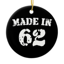 Made In 1962 Christmas Ornaments
