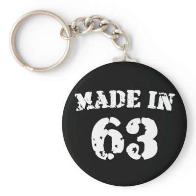 Made In 1963 Key Chains
