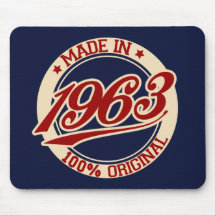 Made In 1963 Mouse Pads