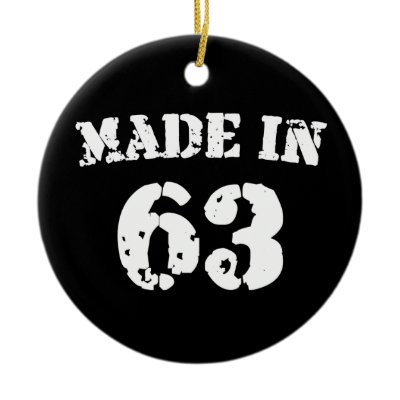 Made In 1963 Ornament