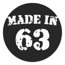 Made In 1963 Sticker