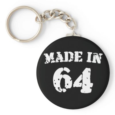 Made In 1964 Keychain