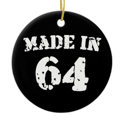 Made In 1964 ornaments