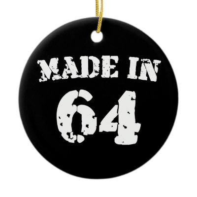 Made In 1964 Ornaments