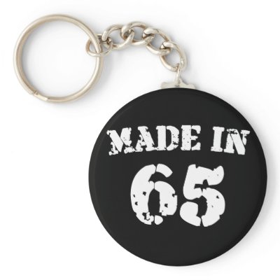 Made In 1965 Keychains