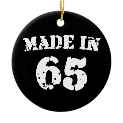 Made In 1965 ornaments