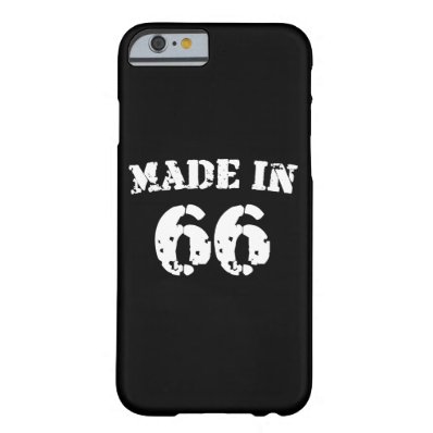 Made In 1966 iPhone 6/6s Barely There iPhone 6 Case