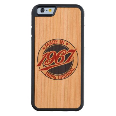 Made In 1967 Carved® Cherry iPhone 6 Bumper