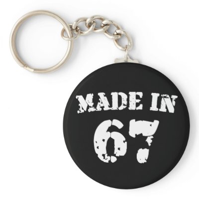 Made In 1967 keychains