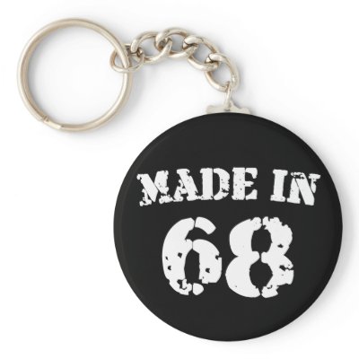 Made In 1968 keychains