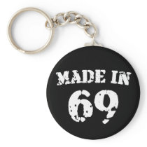 Made In 1969 Keychains