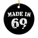 Made In 1969 Christmas Ornaments
