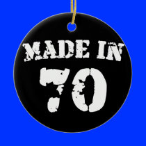 Made In 1970 Christmas Tree Ornament