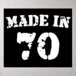 Made In 1970 Print