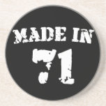 Made In 1971 Beverage Coasters