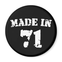 Made In 1971 Refrigerator Magnets