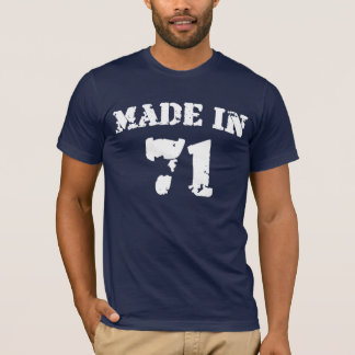 t shirt made in 1971