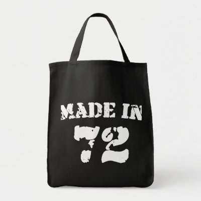 Made In 1972 Canvas Bags