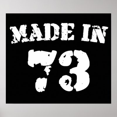 Made In 1973 Poster