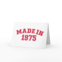 Made in 1975 cards