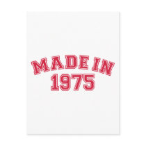Made in 1975 post card