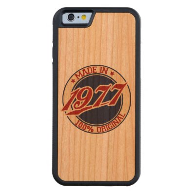 Made In 1977 Carved® Cherry iPhone 6 Bumper