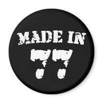 Made In 1977 Refrigerator Magnet
