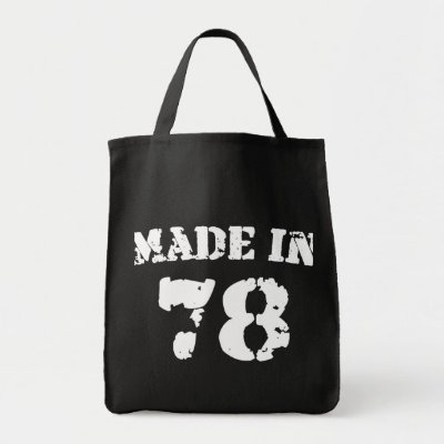 Made In 1978 Canvas Bags