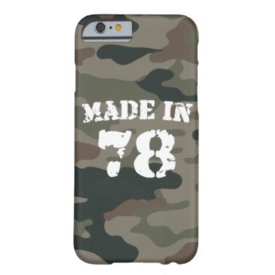 Made In 1978 iPhone 6/6s Barely There iPhone 6 Case