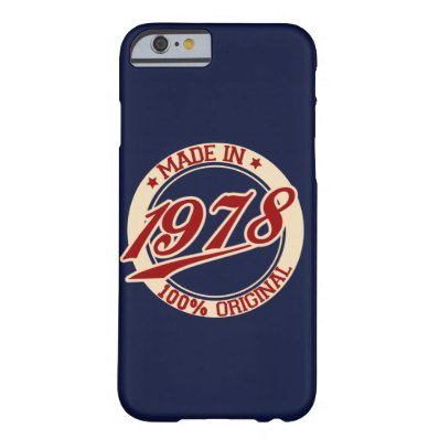 Made In 1978 iPhone 6/6s Barely There iPhone 6 Case