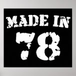 Made In 1978 Posters