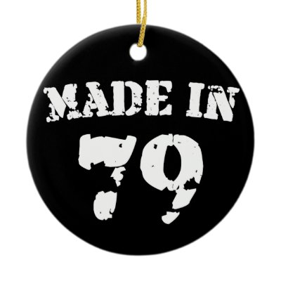 Made In 1979 Christmas Tree Ornament