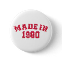 Made in 1980 pinback button
