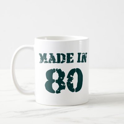 Made In 1980 Coffee Mugs