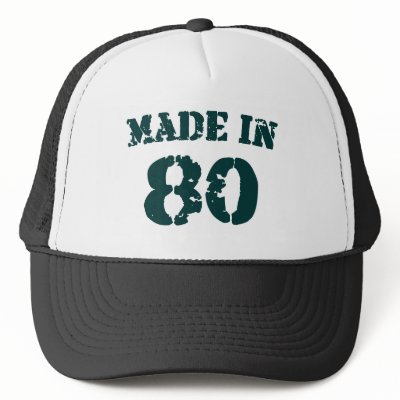 Made In 1980 hats