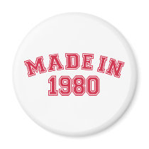 Made in 1980 magnet