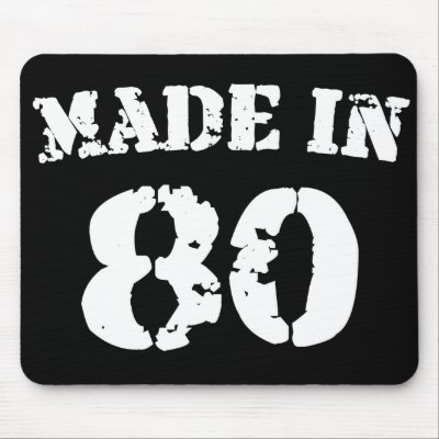 Made In 1980 Mouse Pad