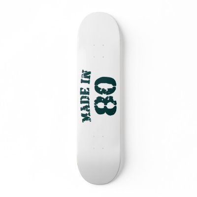 Made In 1980 skateboards