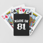 Made In 1981 Bicycle Card Decks