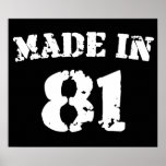 Made In 1981 Posters