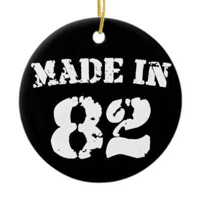 Made In 1982 Christmas Ornament