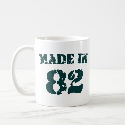 Made In 1982 mugs