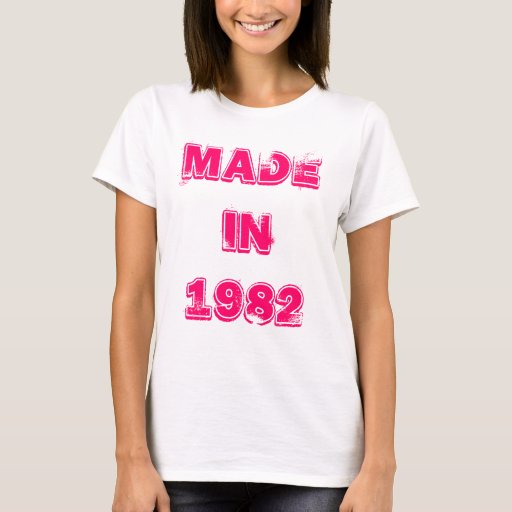 1982 tee shirt