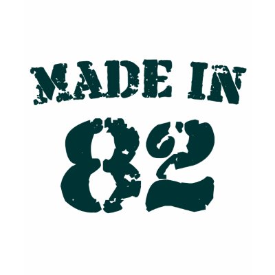 Made In 1982 t-shirts